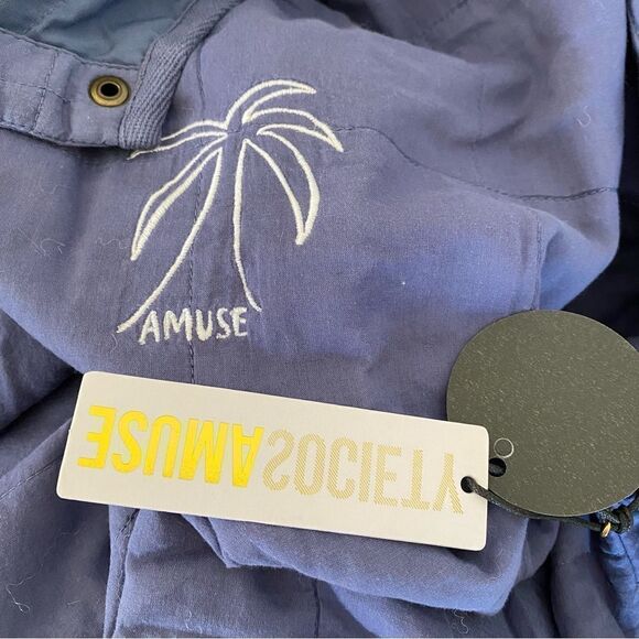 Amuse Society Sea Breeze Quilted Embroidered Chore Barn Coat Jacket Sz XXL NWT - Picture 7 of 15